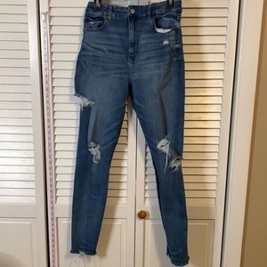 American eagle super stretch jeans women’s 8 curvy super hi rise jegging jean
